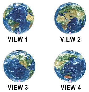 DIMENSIONALS GLOBE EARTH 15"