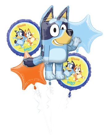 Bluey Mylar Balloon Bouquet
