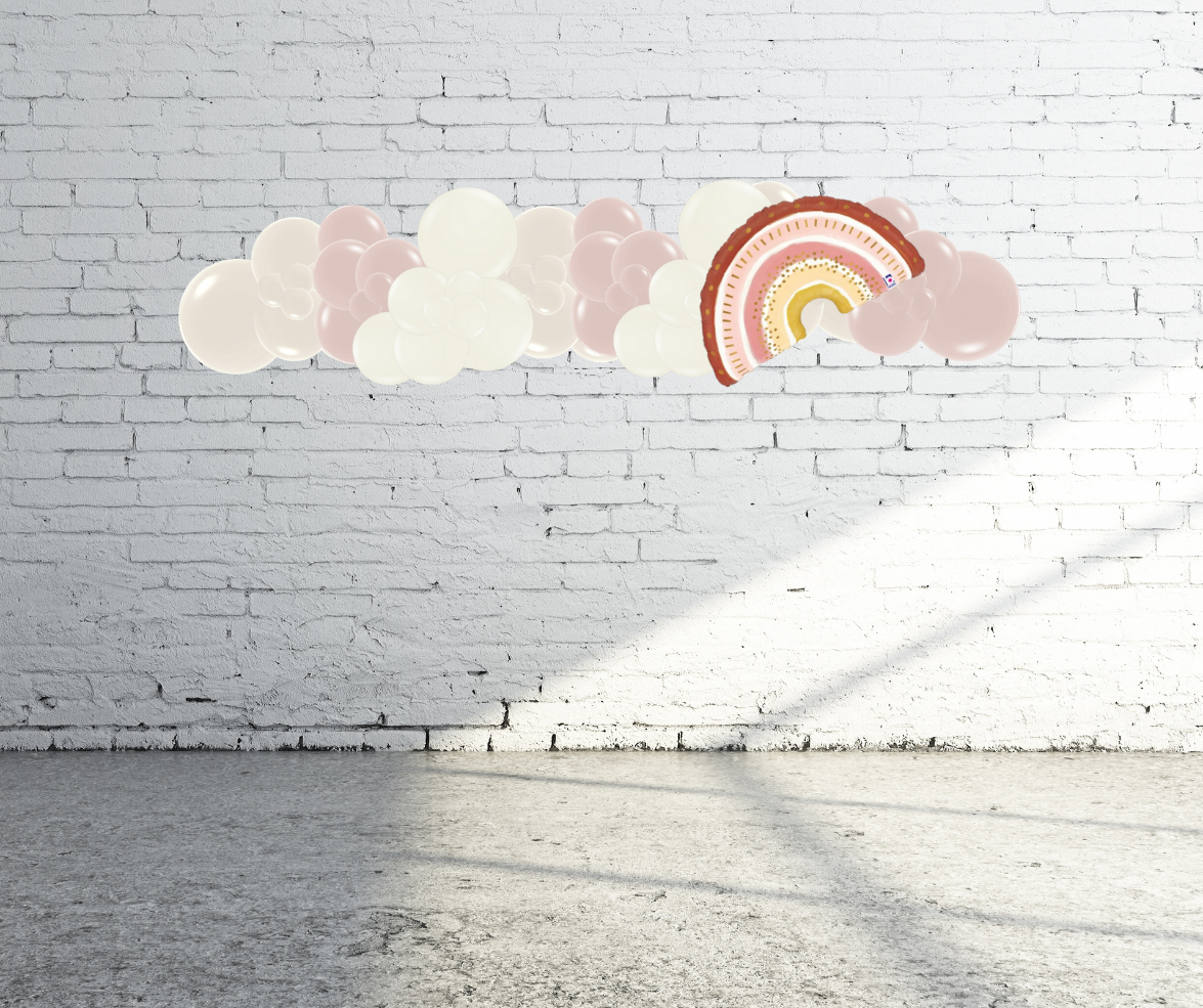 Boho Neutrals DIY Balloon Garland Kit (8 ft) – Tuftex Colors + Foil Balloon | Confetti Balloons & Party Boutique