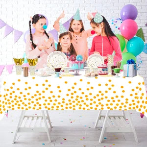 White and Gold Party Supplies, 129 Pcs Gold Paper Plates and Napkins Party Supplies Set - White and Gold Party Paper Plates