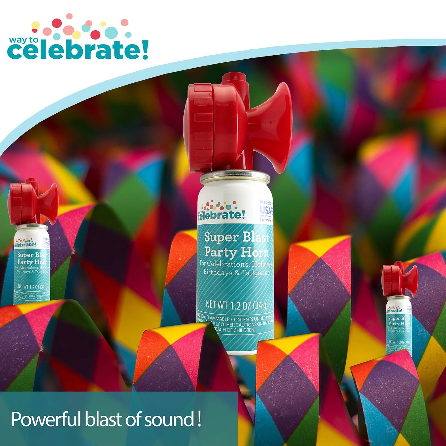 Super Blast Party Horn, 1.2 Oz, by