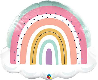 Boho Rainbow Foil Balloon 32"