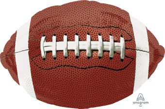 Large Football Foil Balloon 31"