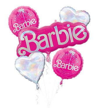Barbie Balloon Bouquet