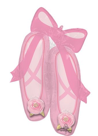 Ballerina Slippers Foil Balloon 40"