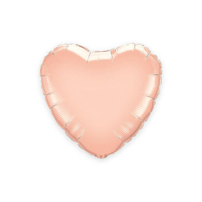Mylar Foil Helium Balloon Decoration - 18" Rose Gold Heart