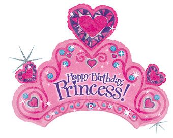 PRINCESS TIARA 34" | Foil Balloon