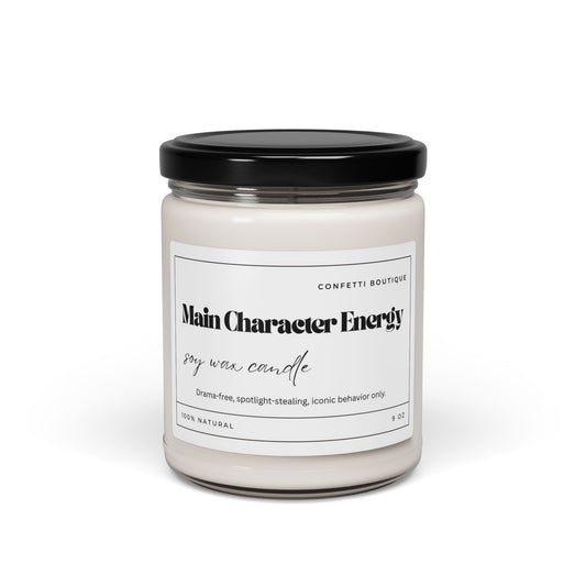 MAIN CHARACTER ENERGY — Peppered Passionfruit Candle 9 oz