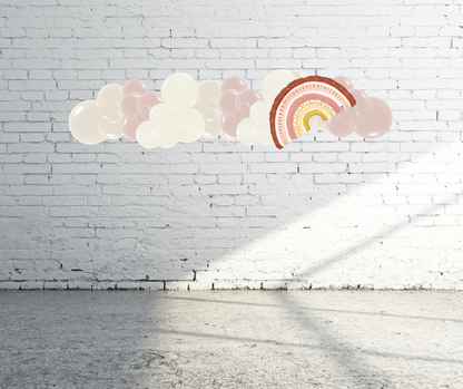 Boho Neutrals DIY Balloon Garland Kit (8 ft) – Tuftex Colors + Foil Balloon | Confetti Balloons & Party Boutique