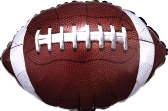 Football Foil Balloon 18"