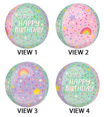 ORBZ HB ICE CREAM PARTY 16" Foil Balloon