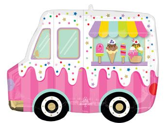 Ice Cream Truck Foil 26"