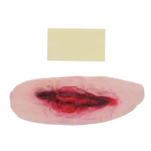 Halloween Wound Tatoos Temporary Tattoo Sticker Bloody Makeup Accessories Horror Simulated Throat Incision Scar Party Supplies