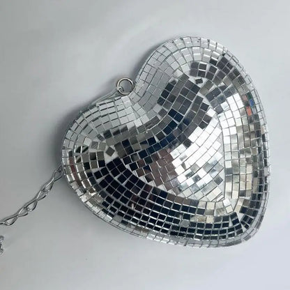 Heart Shape Disco Ball Reflective Glass