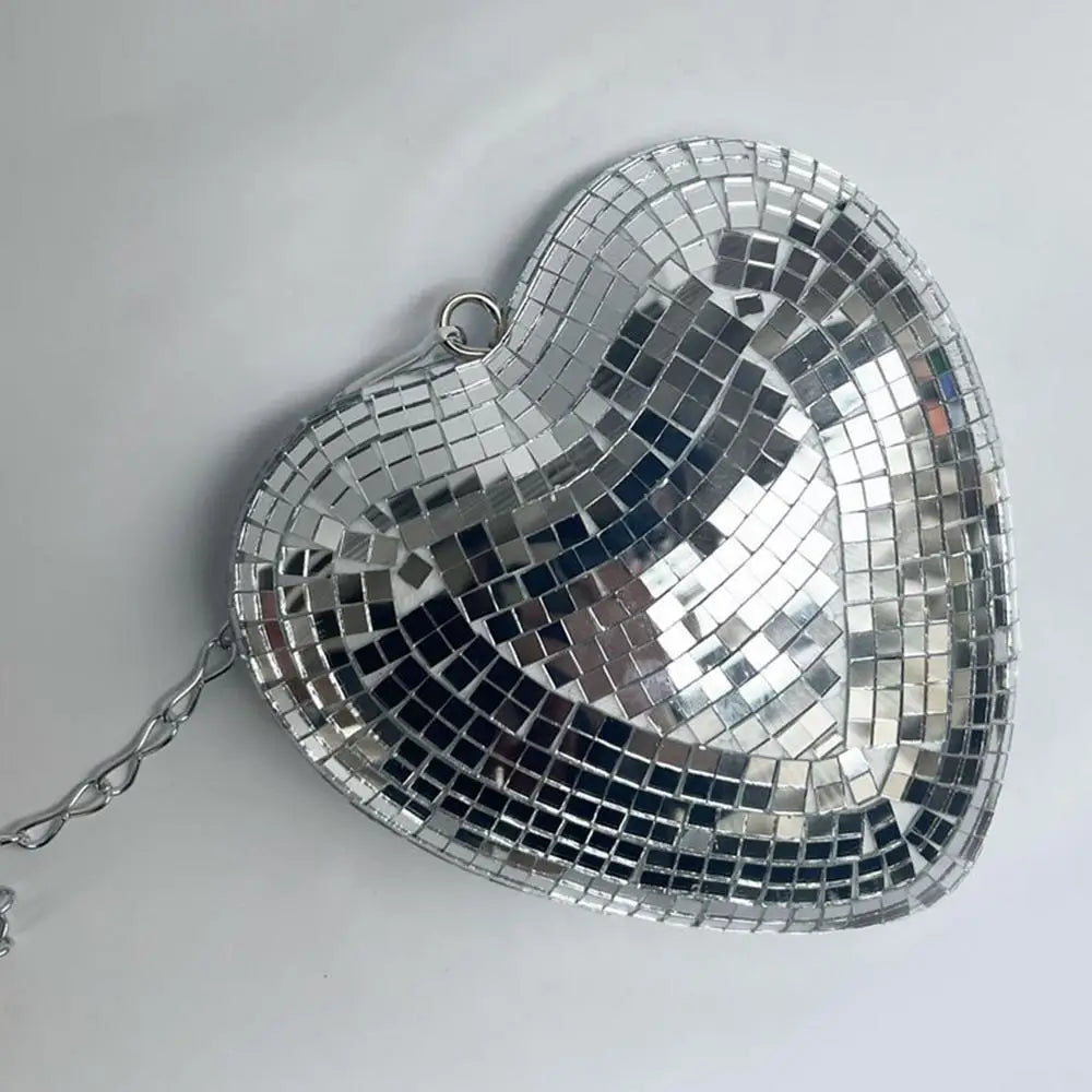 Heart Shape Disco Ball Reflective Glass