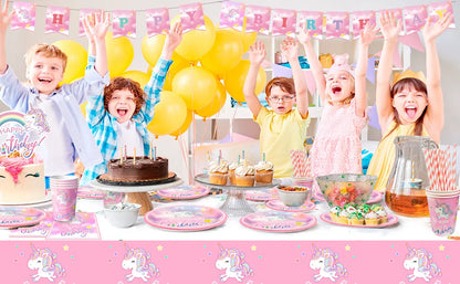 Unicorn Birthday Party Supplies,116pcs