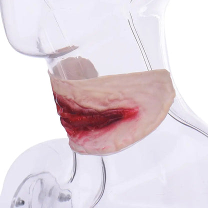 Halloween Wound Tatoos Temporary Tattoo Sticker Bloody Makeup Accessories Horror Simulated Throat Incision Scar Party Supplies