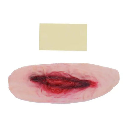 Halloween Wound Tatoos Temporary Tattoo Sticker Bloody Makeup Accessories Horror Simulated Throat Incision Scar Party Supplies