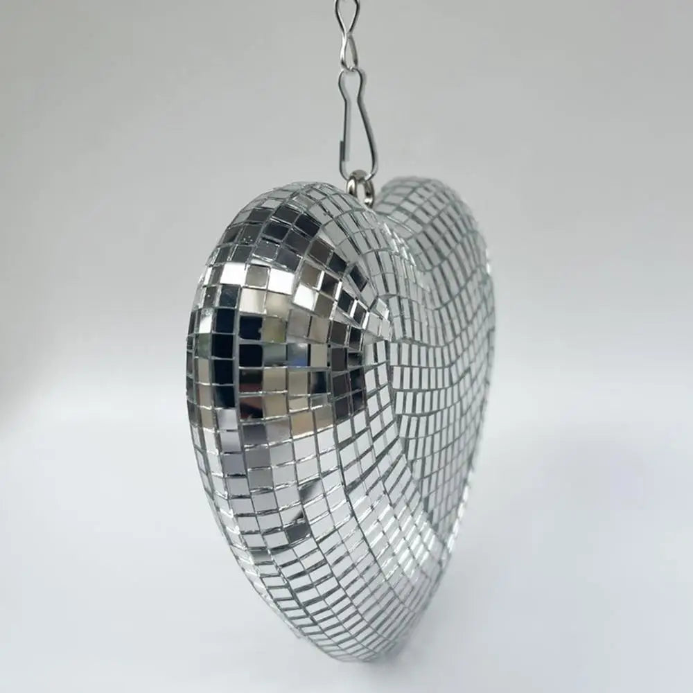 Heart Shape Disco Ball Reflective Glass