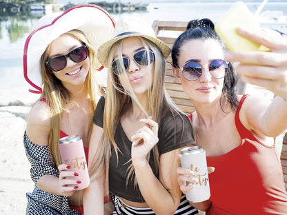 Prazoli Bachelorette Can Coolers, Bridal Party Gifts, Bridal Shower Party Favors, Slim, Wife of the Party, 12-Pack