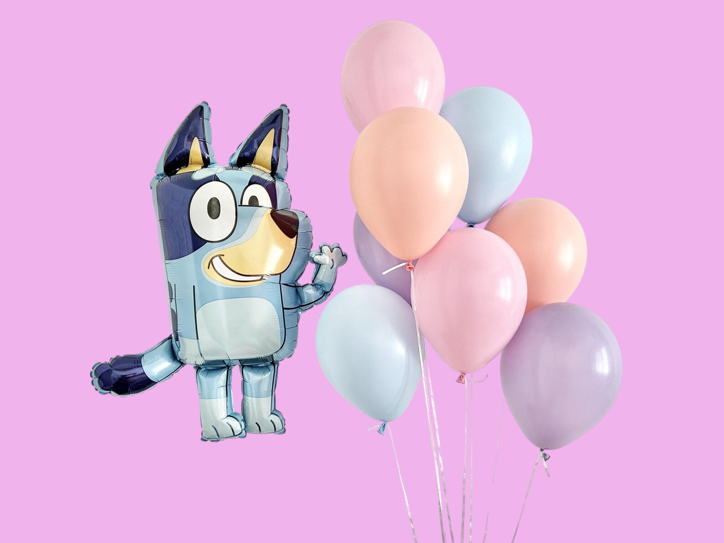 Grab n Go | Bluey Mylar & Latex Balloon Bouquet